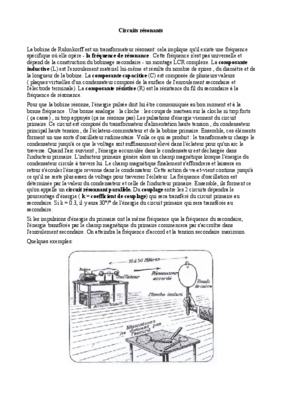 circuits resonants r l c Book