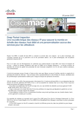 cours deep packet inspecion Book