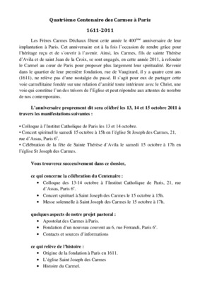 grands carmes Book