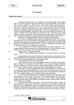 sujet devoir 3 francais cned 1ere Book
