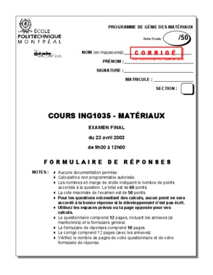 cours ing1035 materiaux listes des fichiers pdf cours ing1035 materiaux Book