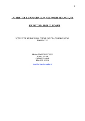 neurophysiologique stress Book