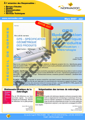 notion de specification geometrique Book