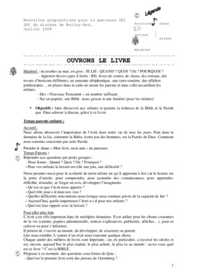 ouvrons Book