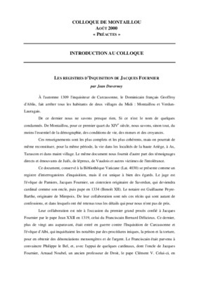 montaillou Book