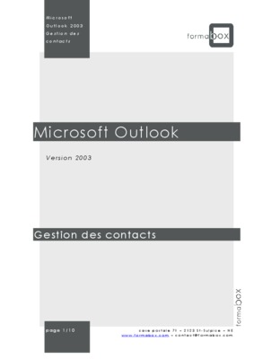 crm contact outlook Book