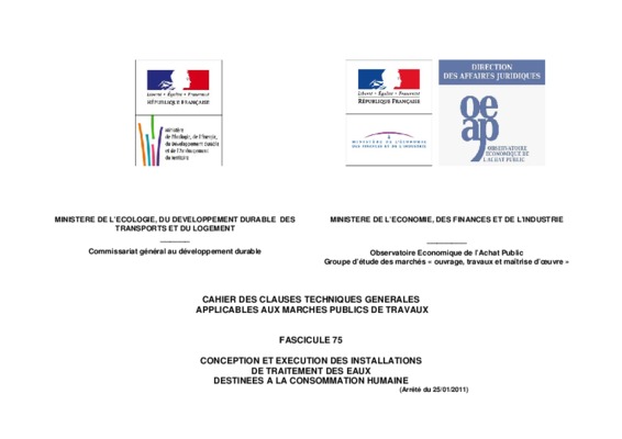 cahier des clauses techniques generales 35 Book