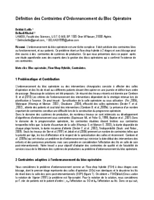 contraintes de precedence et ordonnancement Book