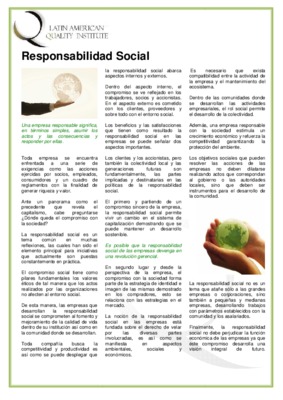 responsabilidad social Book