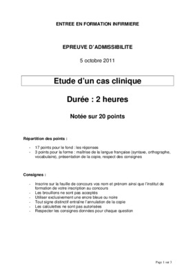 sujet admissibilite amblancier Book