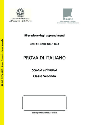 prova anno 2011 Book