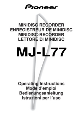 minidisc mds jb730 Book