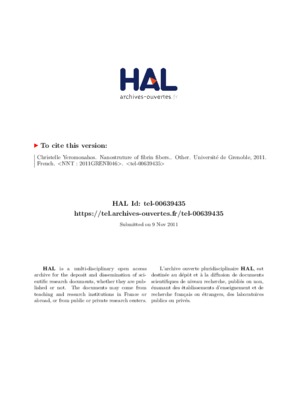 structure des nanostructure Book
