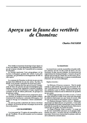 la faune des vertebres Book