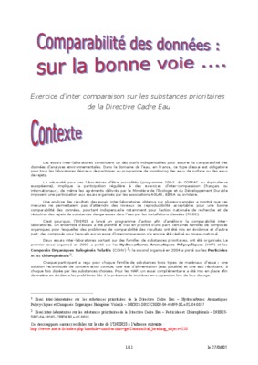comparabilite Book