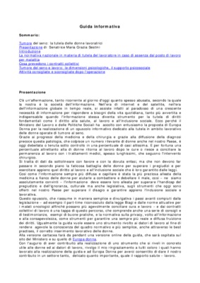 counseling tumore al seno Book