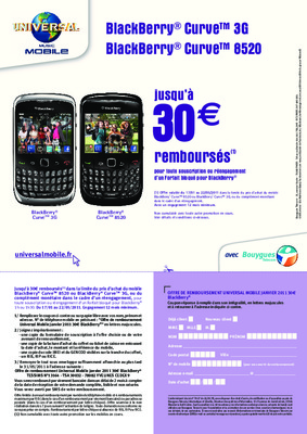 accessoire blackberry rembourse du 01 12 2010 au 31 01 2011 france telecom Book