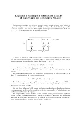 algorithme berlekamp Book