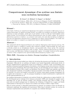 comportement d_un tablier sous l_effet dynamique Book