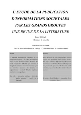 tendances societales Book