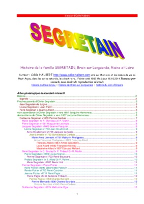 segretain Book