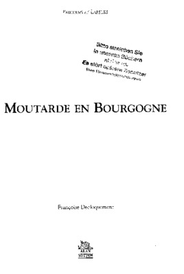 moutardier Book