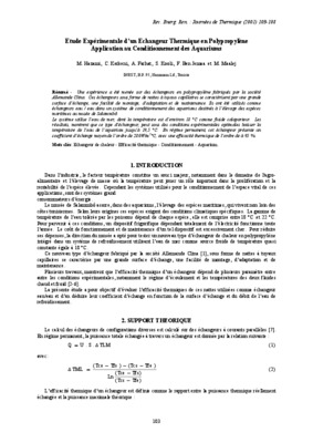 echangeur thermique cours Book