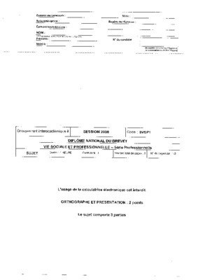 epreuve twinner session 2008 Book