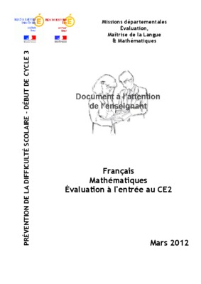 evaluation ce2 mars Book