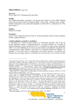 mexandeau Book