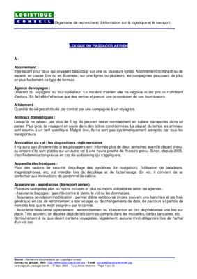 memoire fin d_etude logistique aerien Book