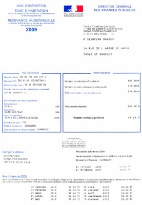 cerfa taxe habitation Book