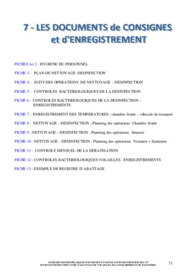fiche de plan d hygiene Book