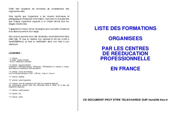liste des centres de reeducation physique Book