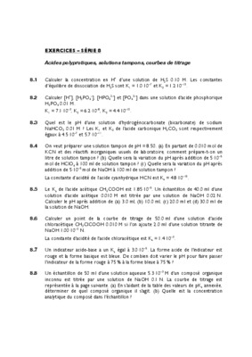exercices corriges sur les solutions tampons Book