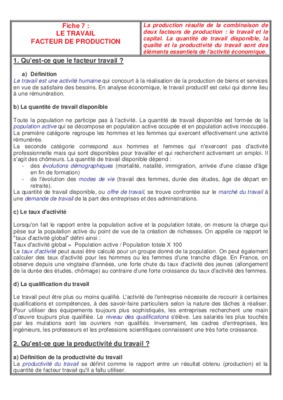 facteur travail Book