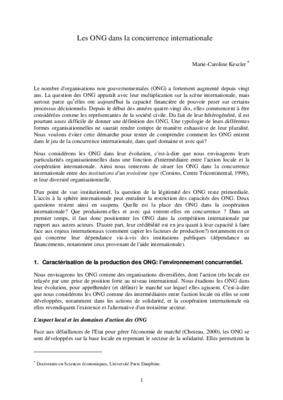 concurrence internationale Book
