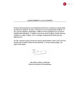 carta de agradecimiento Book
