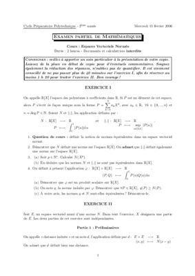partiel mathematiques l1 Book