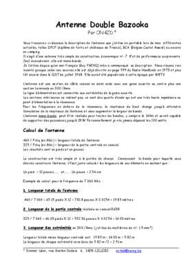 antenne a double reflecteurs Book