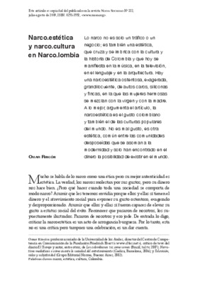 fete de l narco Book