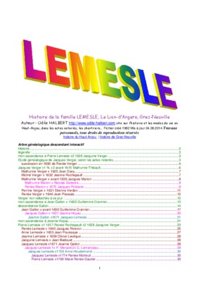 lemesle Book