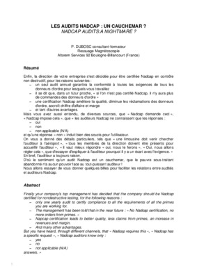 nadcap Book