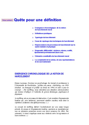 hirigoyen le harcelement moral Book