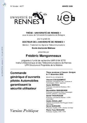 systaimes pilotes automobiles Book