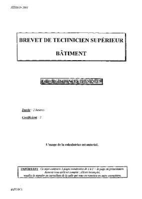 bts batiment topographie 2001 u5 1 Book