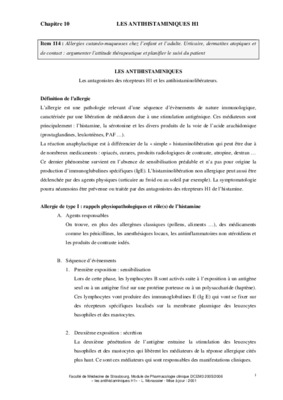 antihistaminiques Book