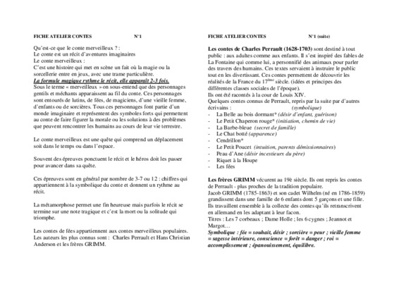 conte merveilleux Book