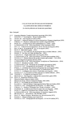 augustiniennes Book