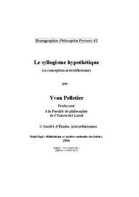 syllogisme Book